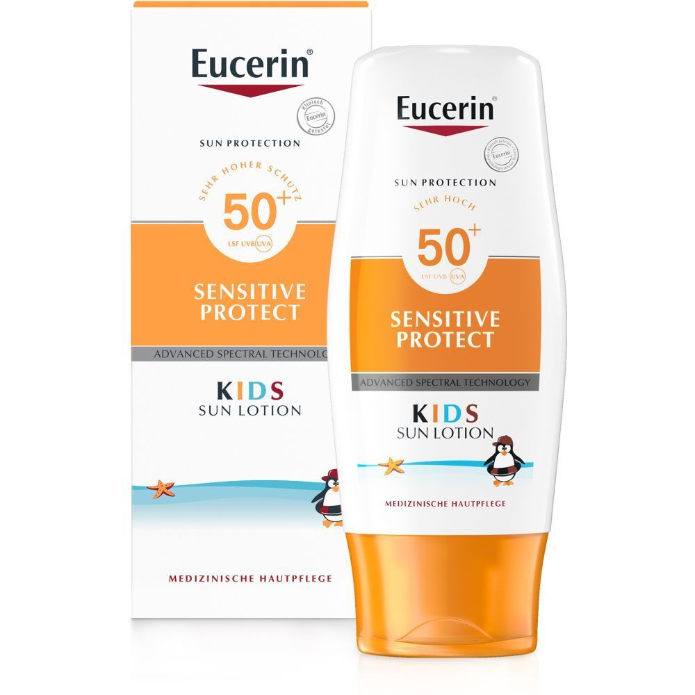 Eucerin Sun Sensitive Protect Kids Sun Lotion LSF 50+ 150 ml Lotion