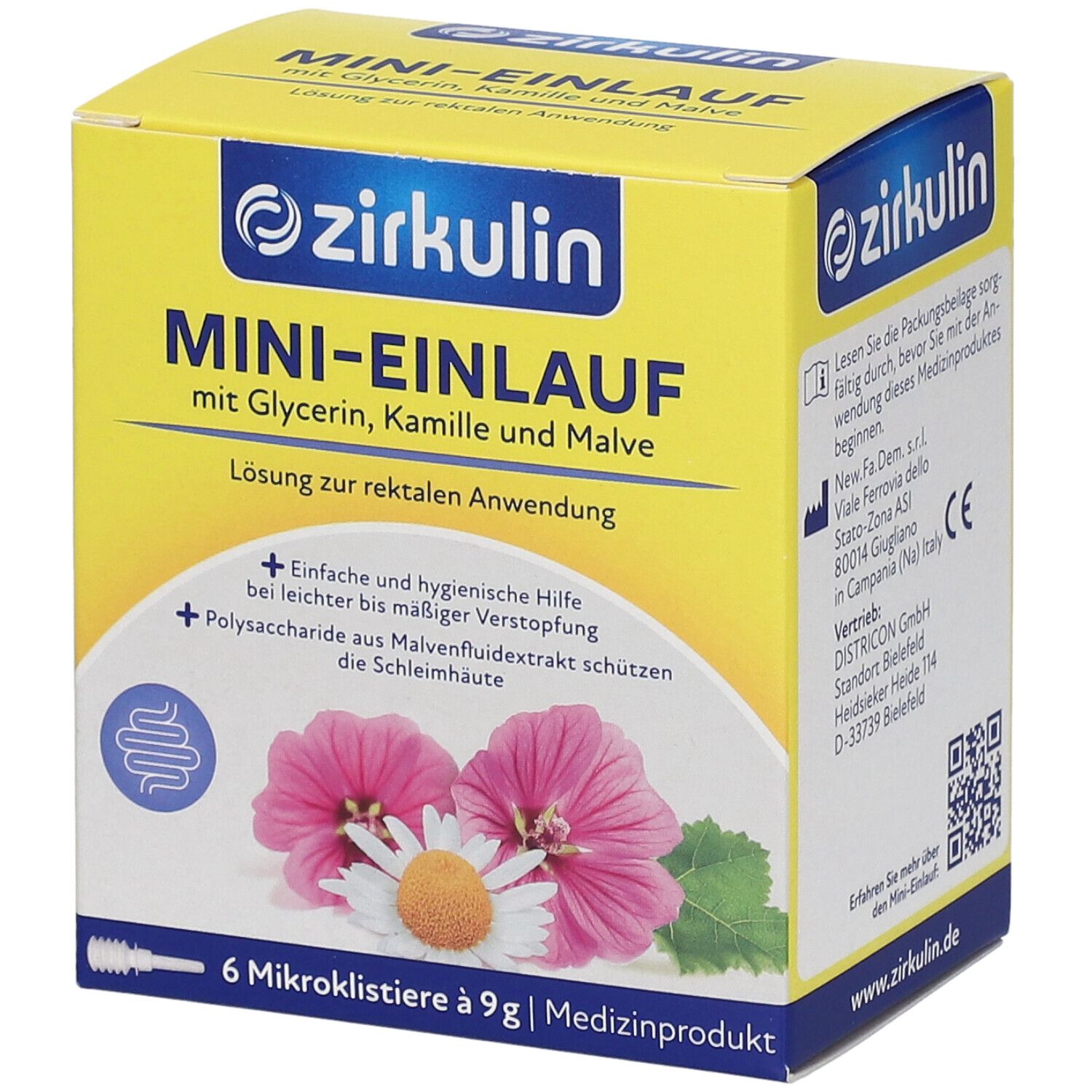 Mini-Einlauf 6X9 g Klistiere