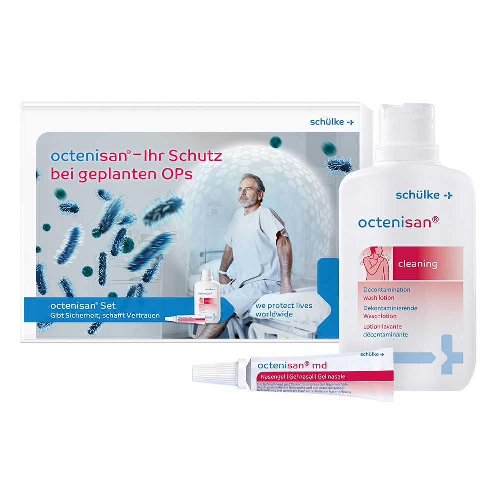 octenisan® Waschlotion + md Nasengel Set 1 St Kombipackung
