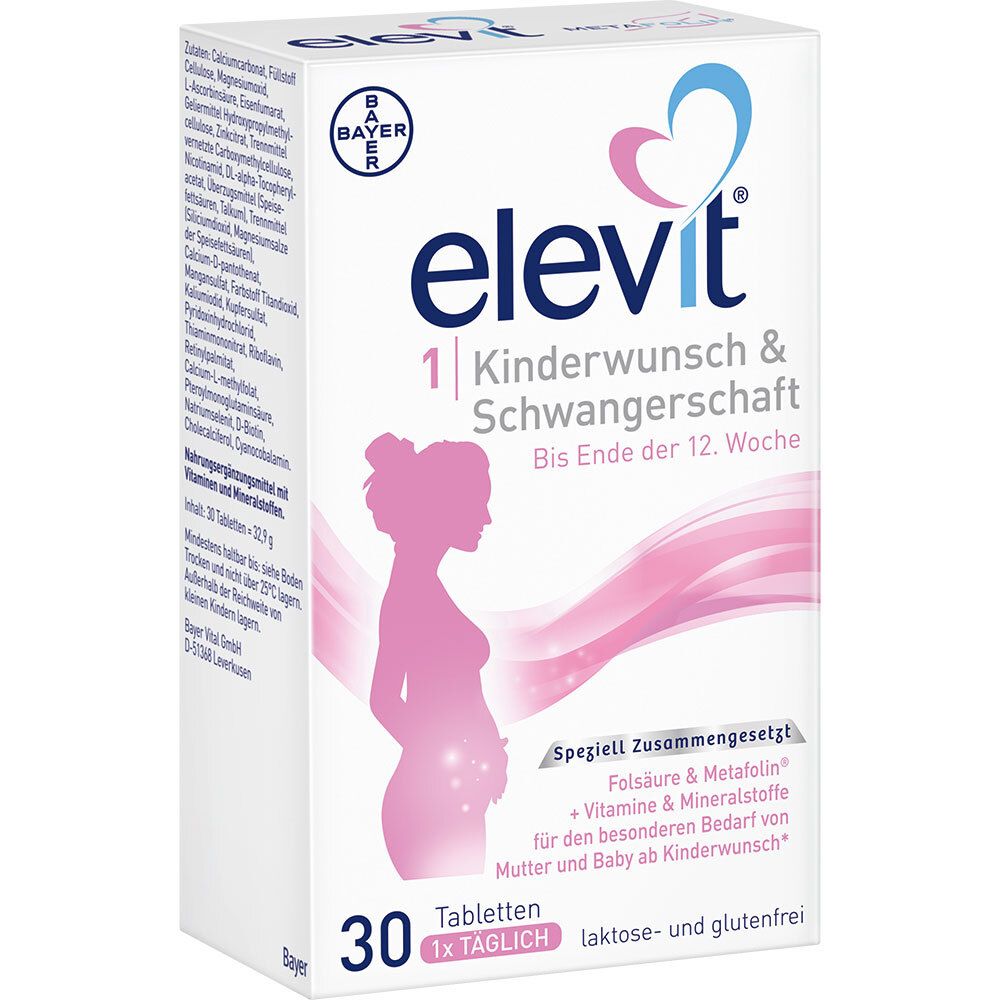 Erfahrungen Und Meinungen Zu Elevit 1 Kinderwunsch Amp Schwangerschaft Shop Apotheke Com