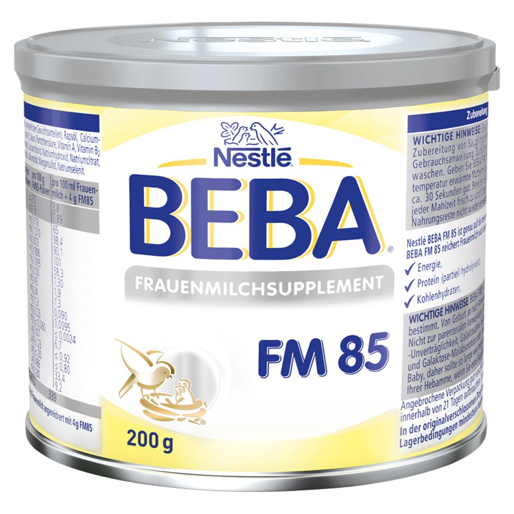 Beba® Frauenmilchsupplement FM 85 von Geburt an 200 g Pulver