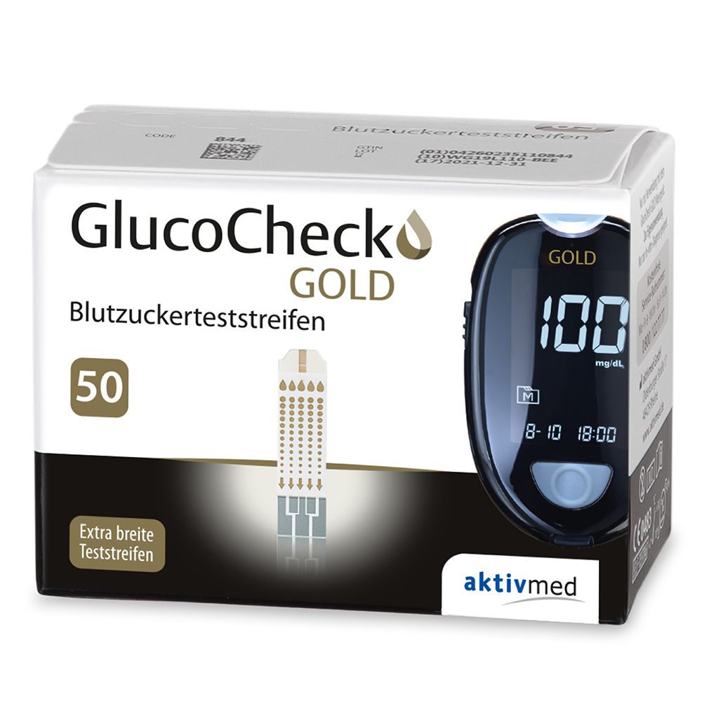 Gold Blutzuckerteststreifen 50 St Teststreifen