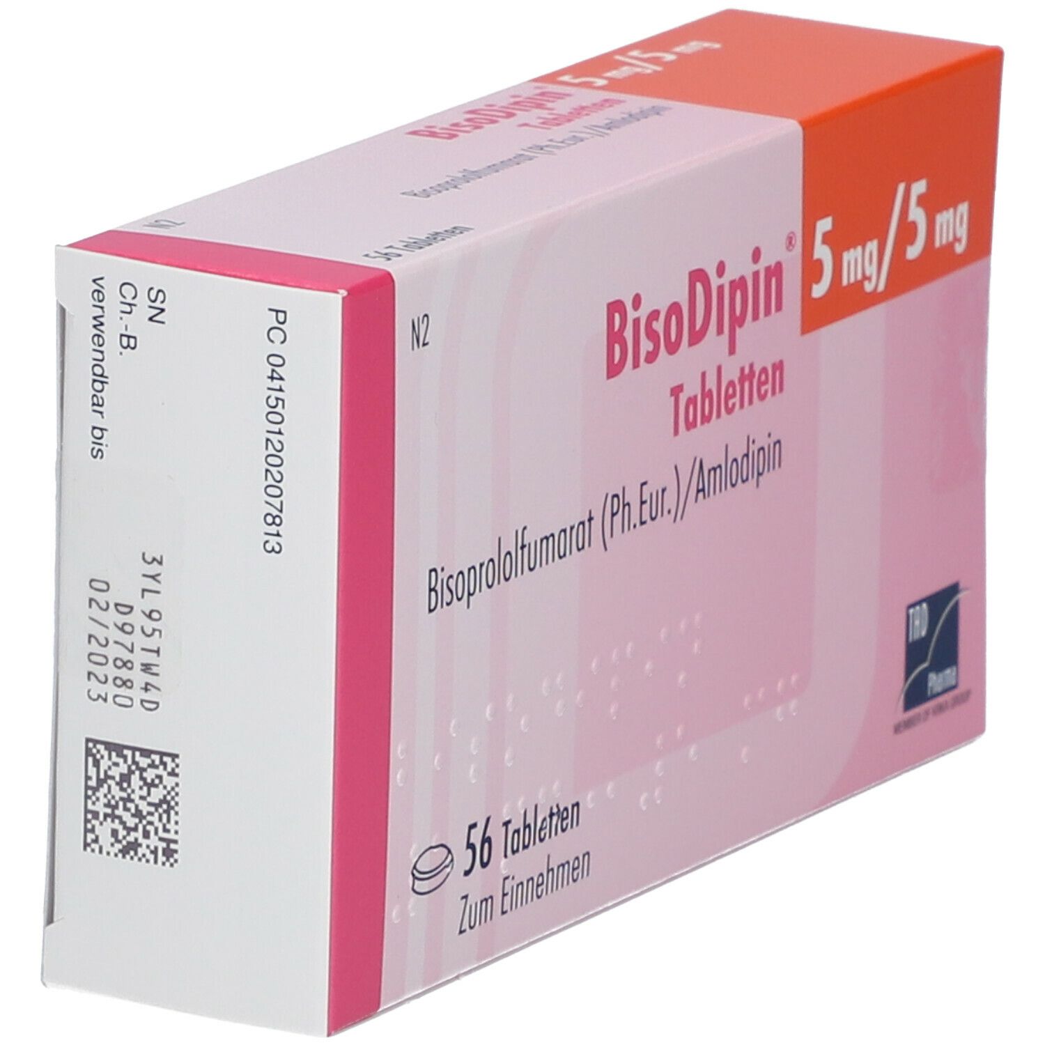 Bisodipin 5 mg/5 mg Tabletten 56 St