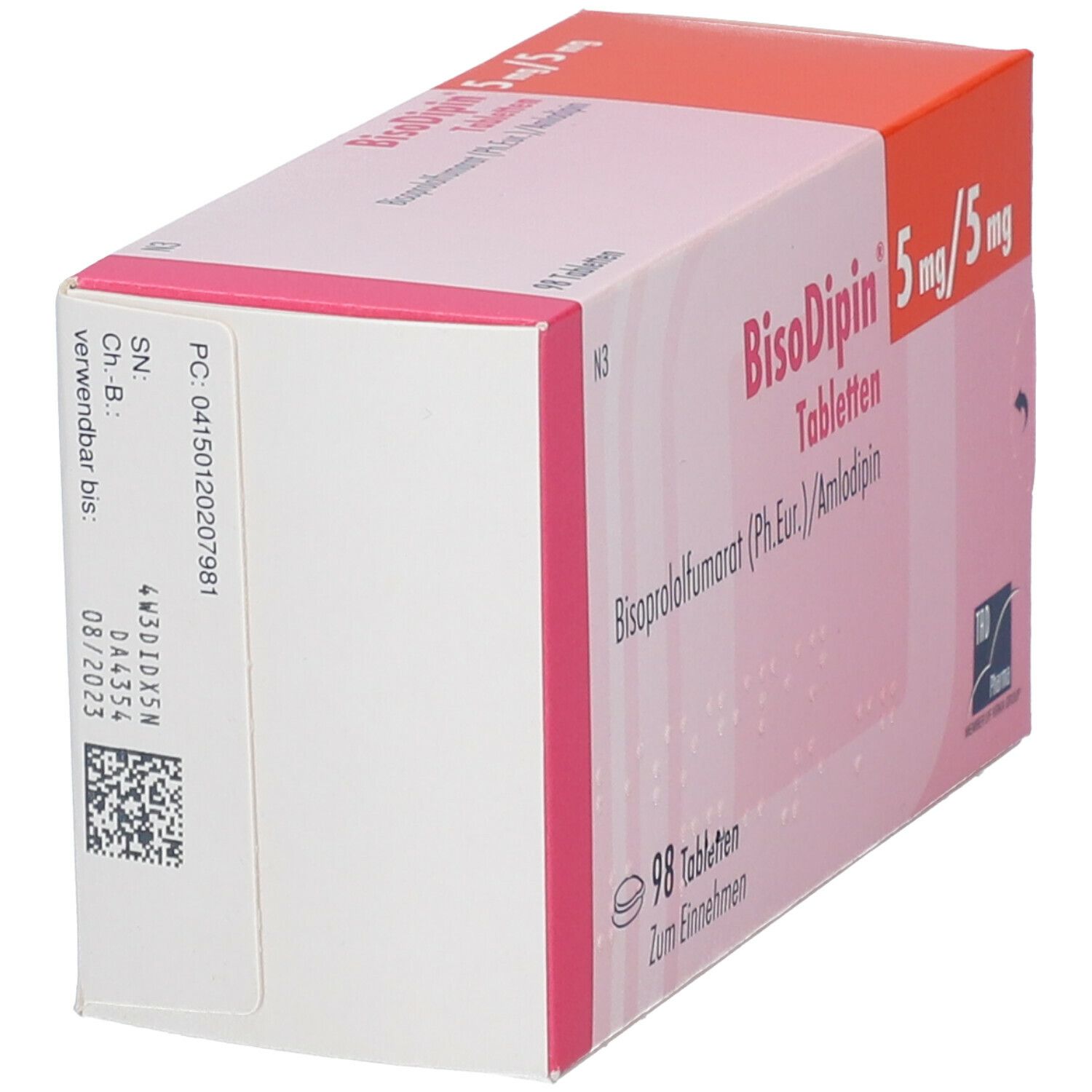 Bisodipin 5 mg/5 mg Tabletten 98 St