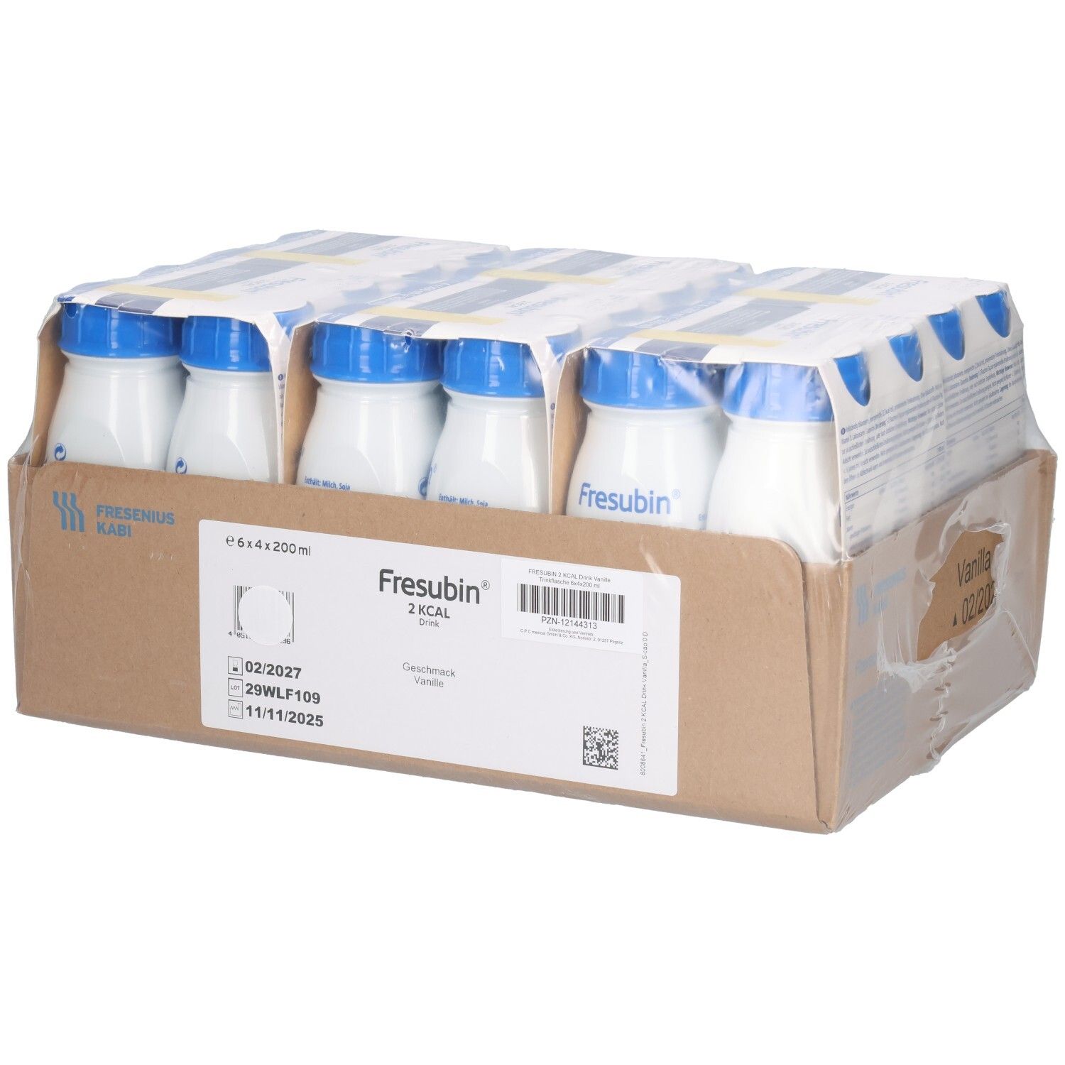 Fresubin 2 kcal Drink Vanille Trinkflasche 24x200 ml Lösung zum Einnehmen