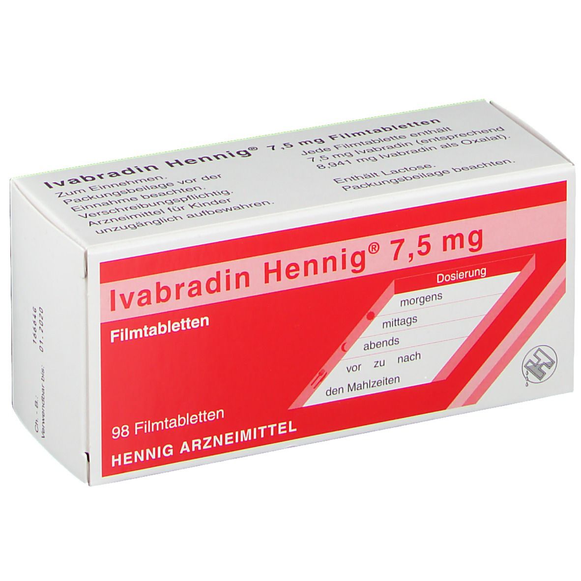 IVABRADIN Hennig 7,5 mg Filmtabletten