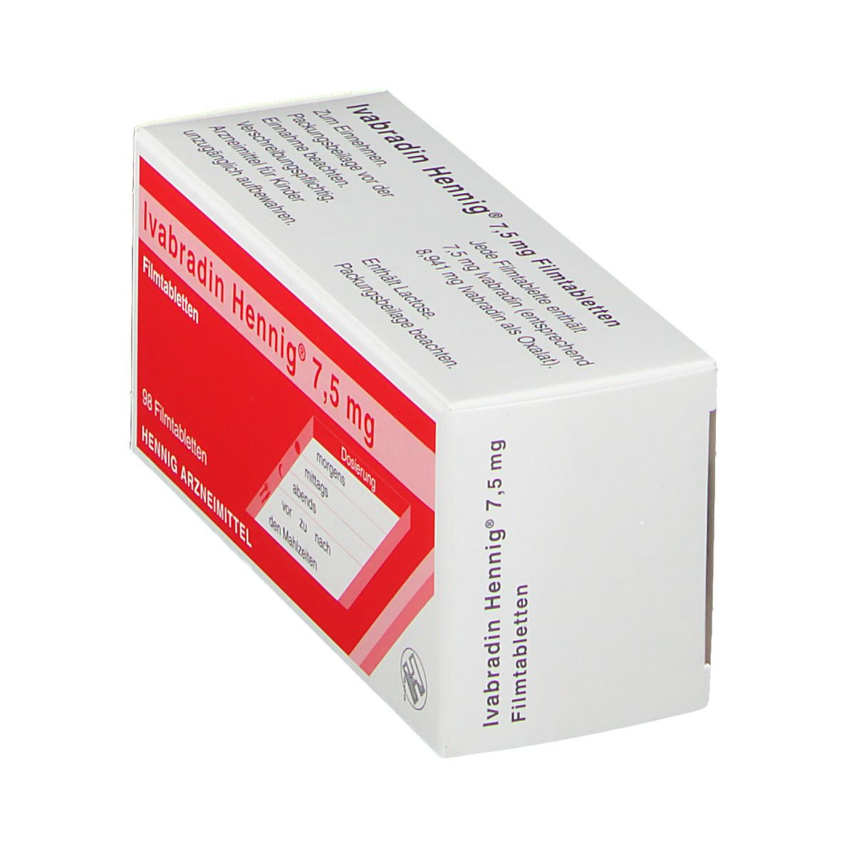 IVABRADIN Hennig 7,5 mg Filmtabletten