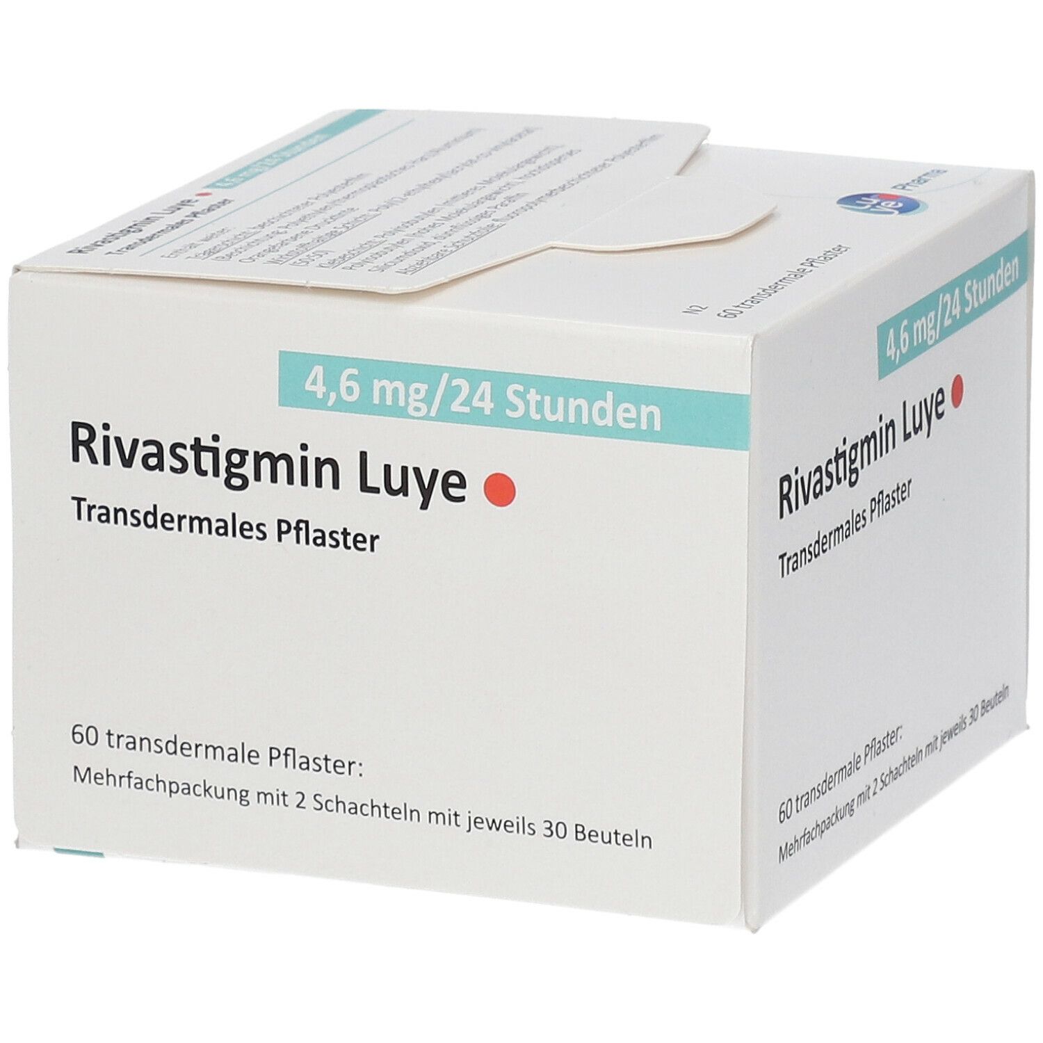 Rivastigmin Luye 4,6 mg/24 Std. transderm.Pflaster 60 St Pflaster transdermal