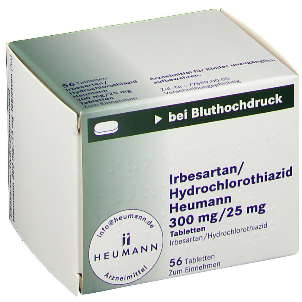 Irbesartan/Hydrochlorothiazid Heumann 300 mg/25 mg