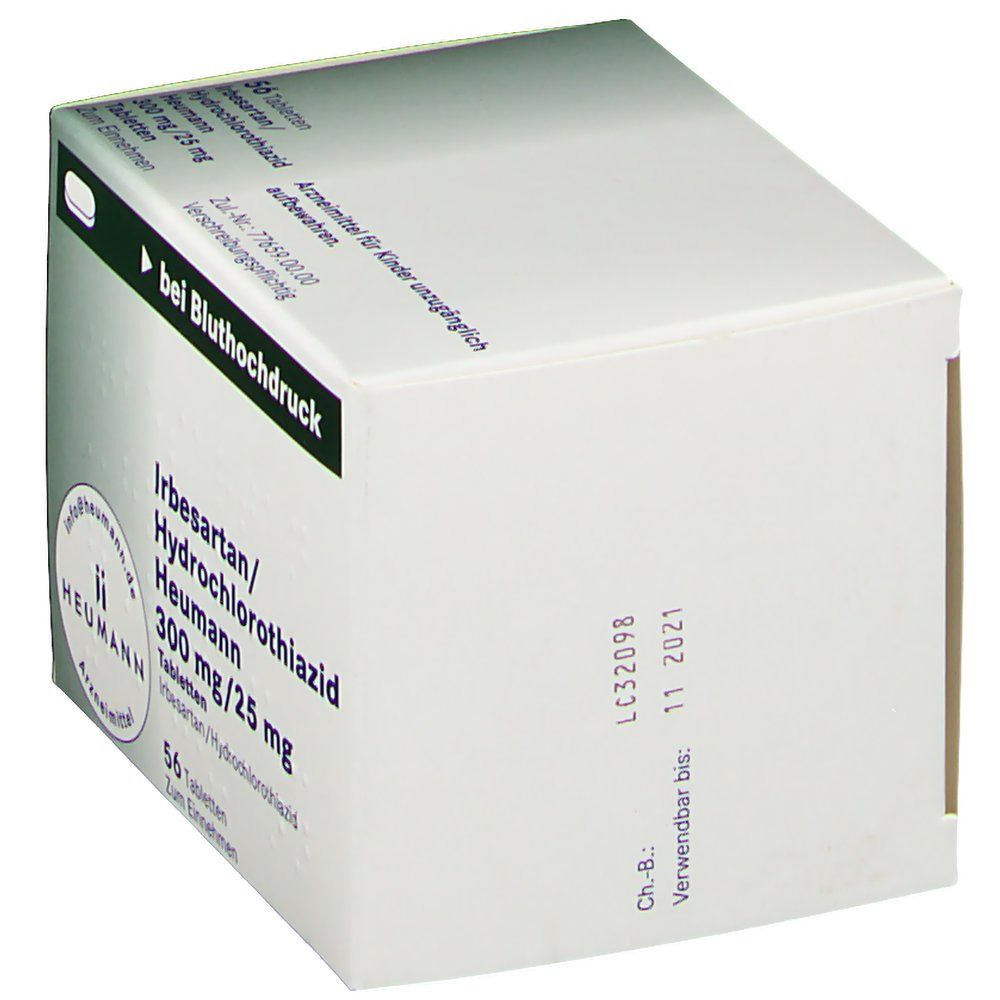 Irbesartan/Hydrochlorothiazid Heumann 300 mg/25 mg