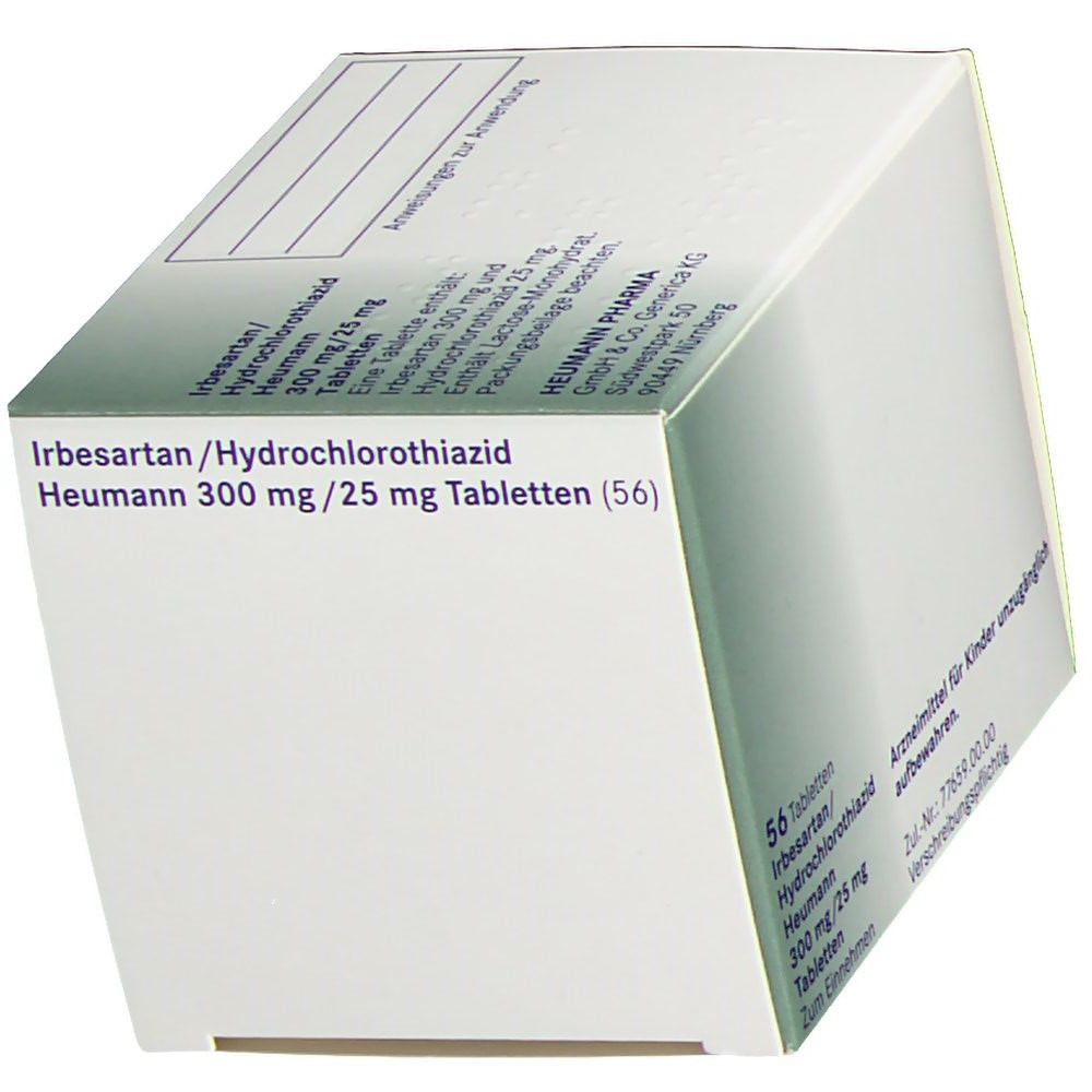Irbesartan/Hydrochlorothiazid Heumann 300 mg/25 mg
