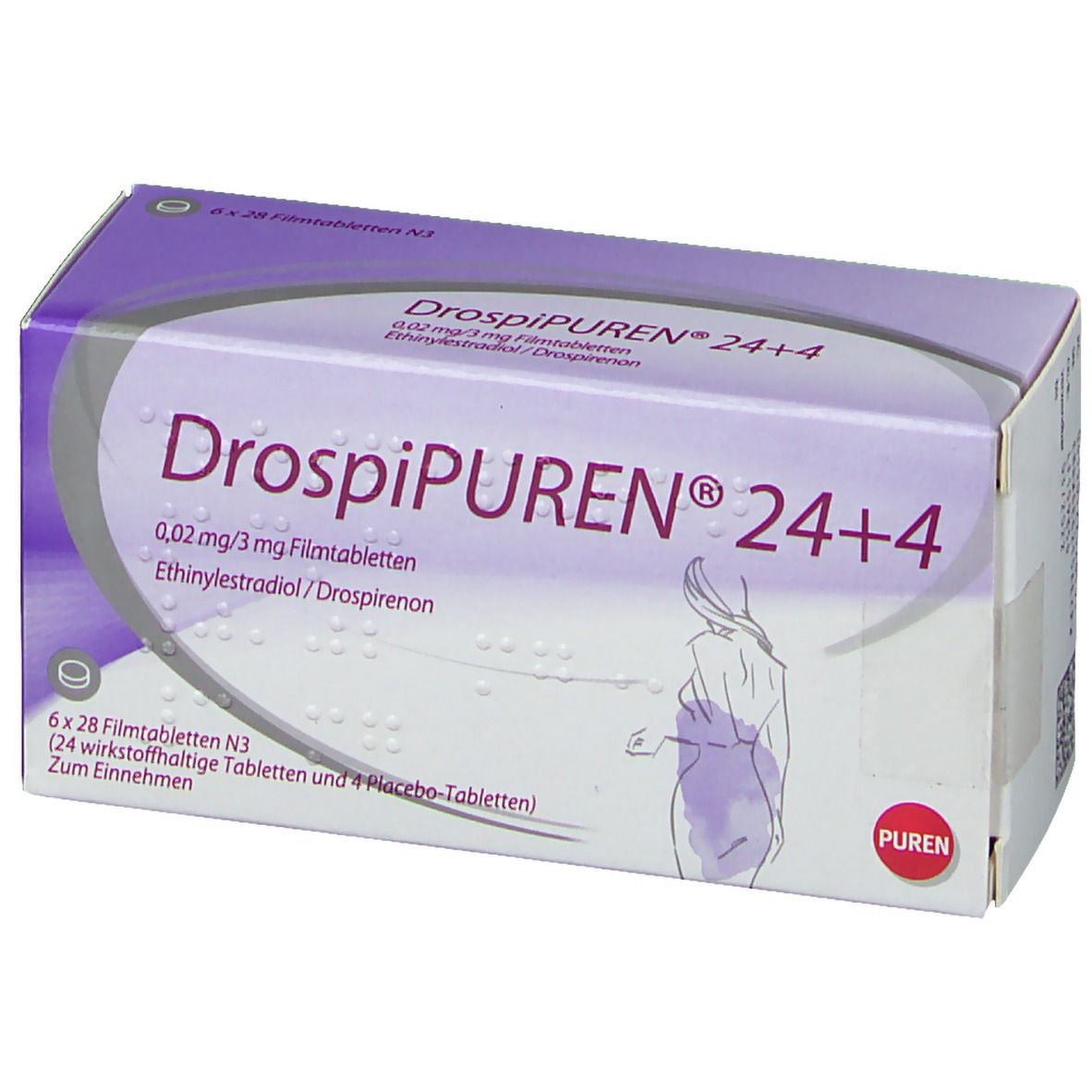DrospiPUREN® 24+4 0,02 mg/3 mg