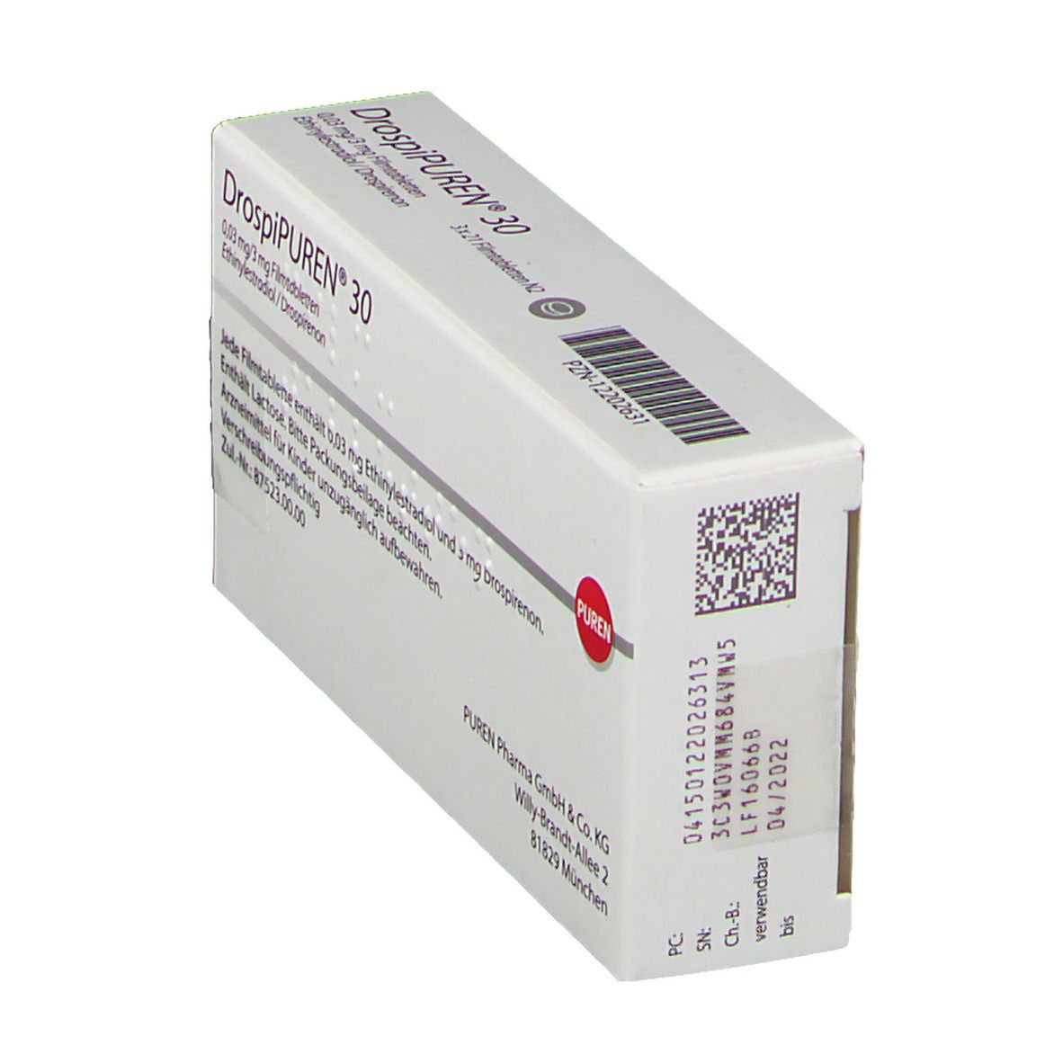 DrospiPUREN® 30 0,03 mg/3 mg