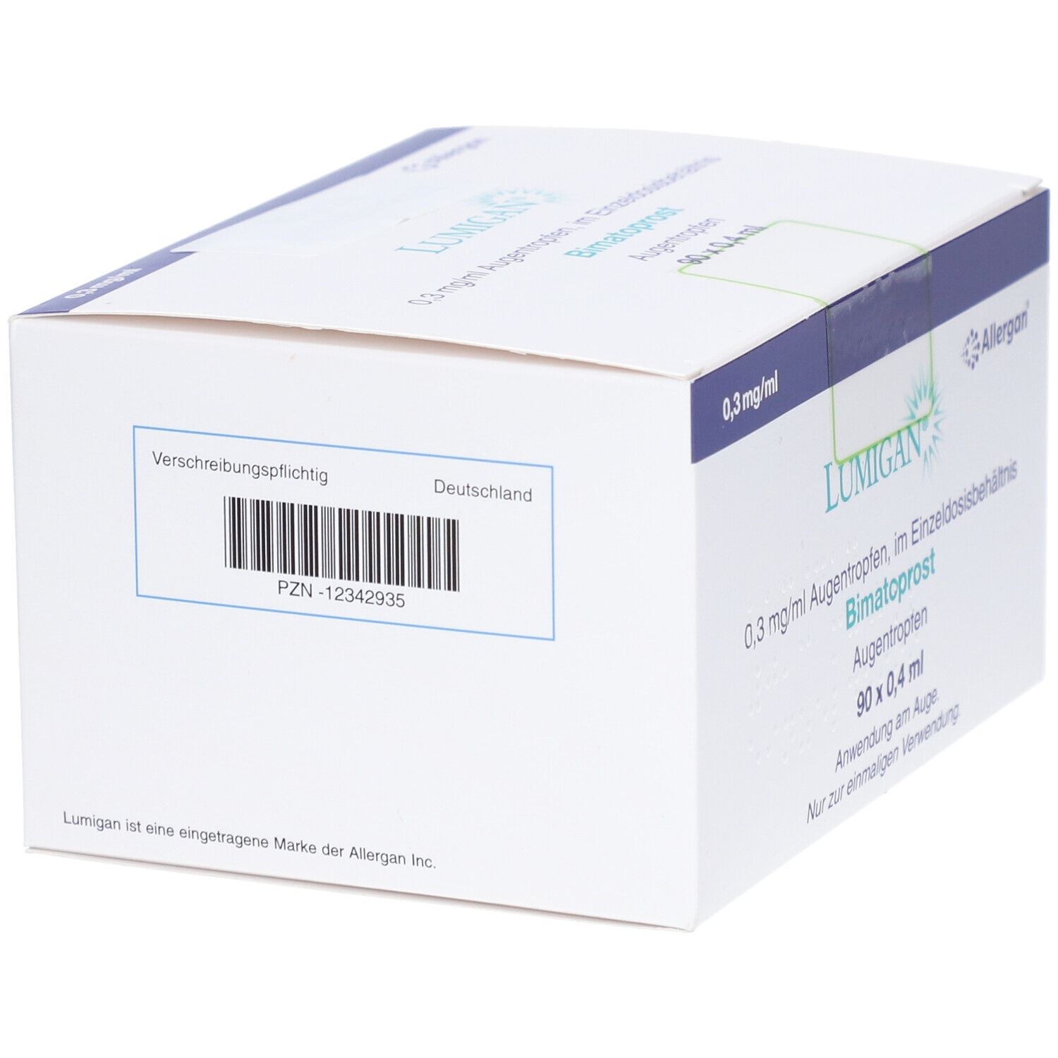 Lumigan 0,3 mg/ml Augentropfen im Einzeldosisbeh. 90x0,4 ml