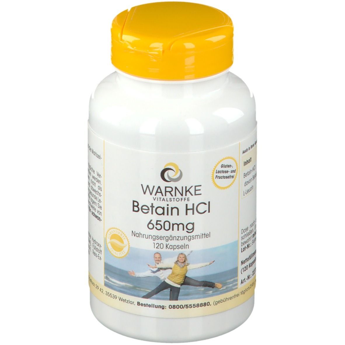 Betain HCL 650 mg