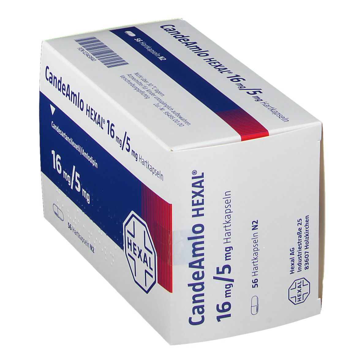 Candeamlo Hexal 16 mg/5 mg Hartkapseln 56 St