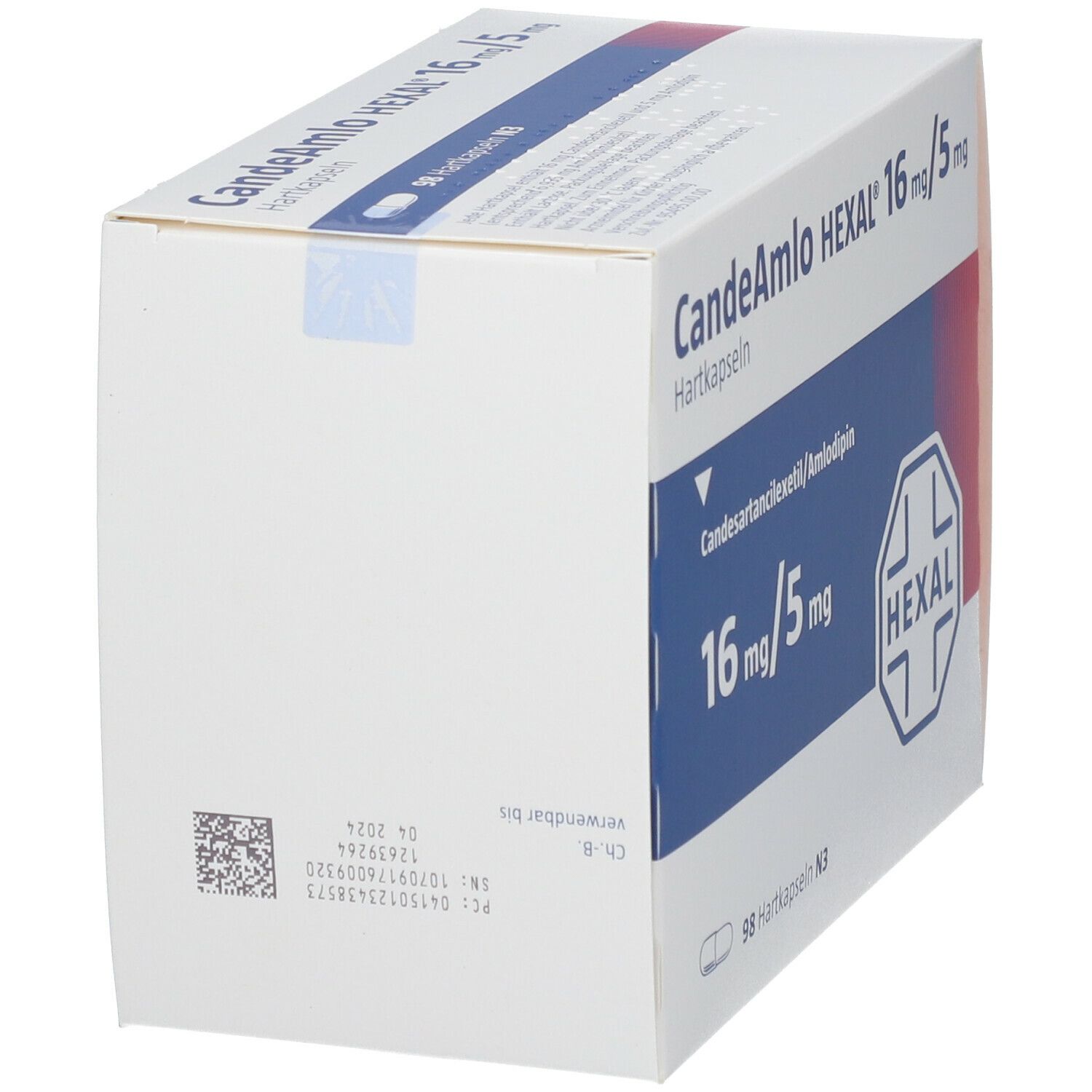 Candeamlo Hexal 16 mg/5 mg Hartkapseln 98 St