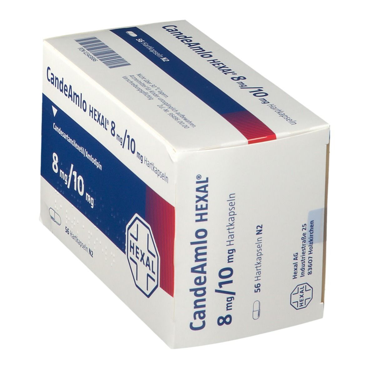 Candeamlo Hexal 8 mg/10 mg Hartkapseln 56 St