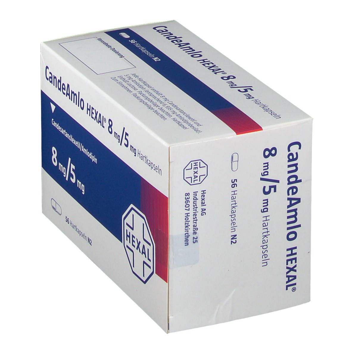 Candeamlo Hexal 8 mg/5 mg Hartkapseln 56 St