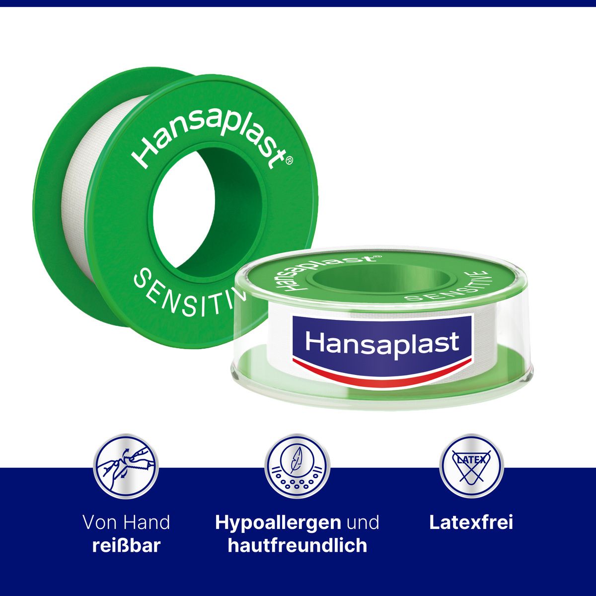 Hansaplast Fixierpflaster Sensitive 1,25 cm x 5 m
