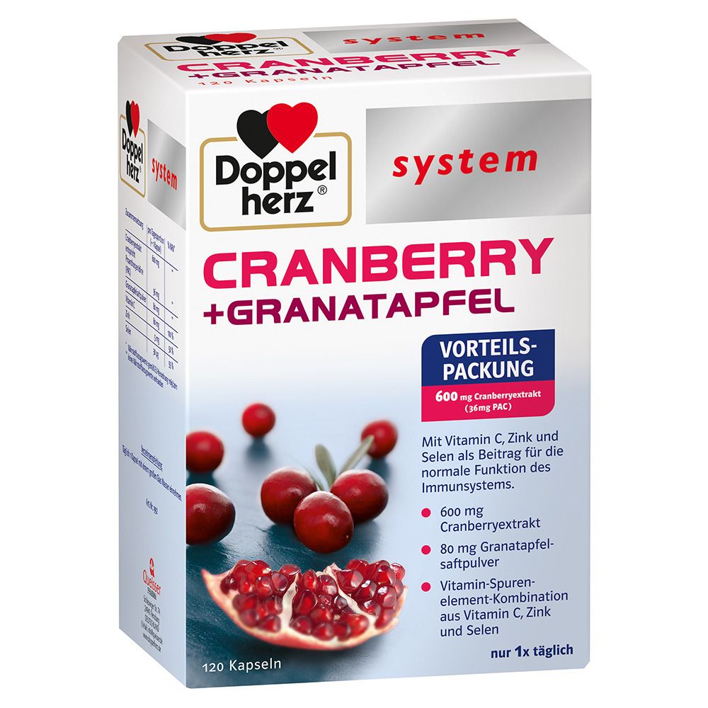 Doppelherz® system CRANBERRY + GRANATAPFEL