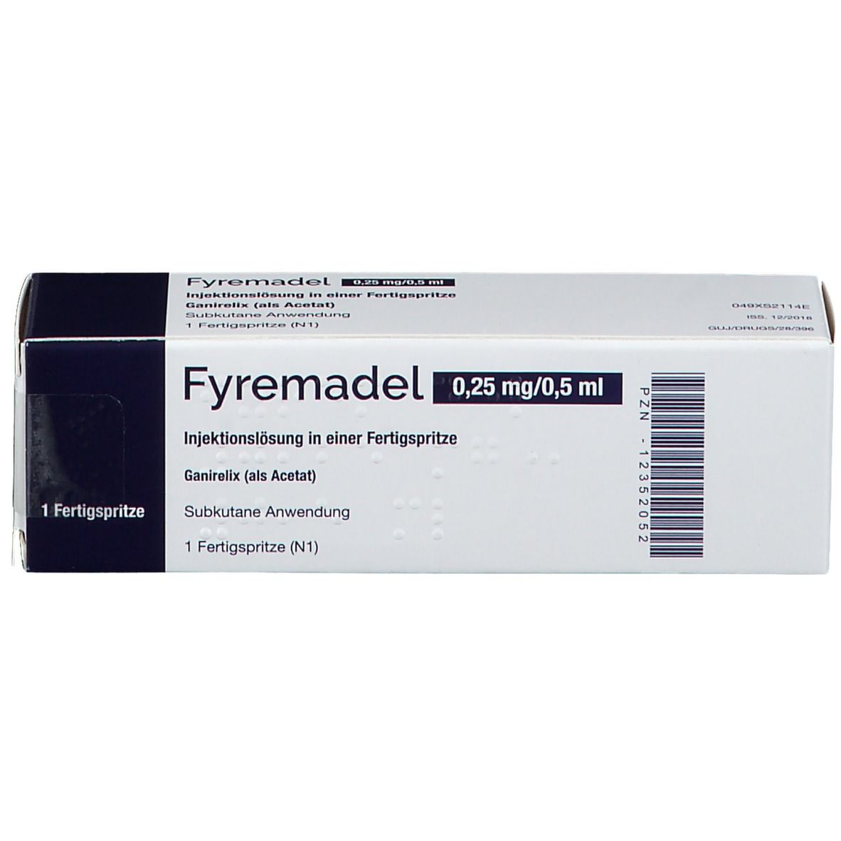 Fyremadel 0,25 mg/0,5 ml