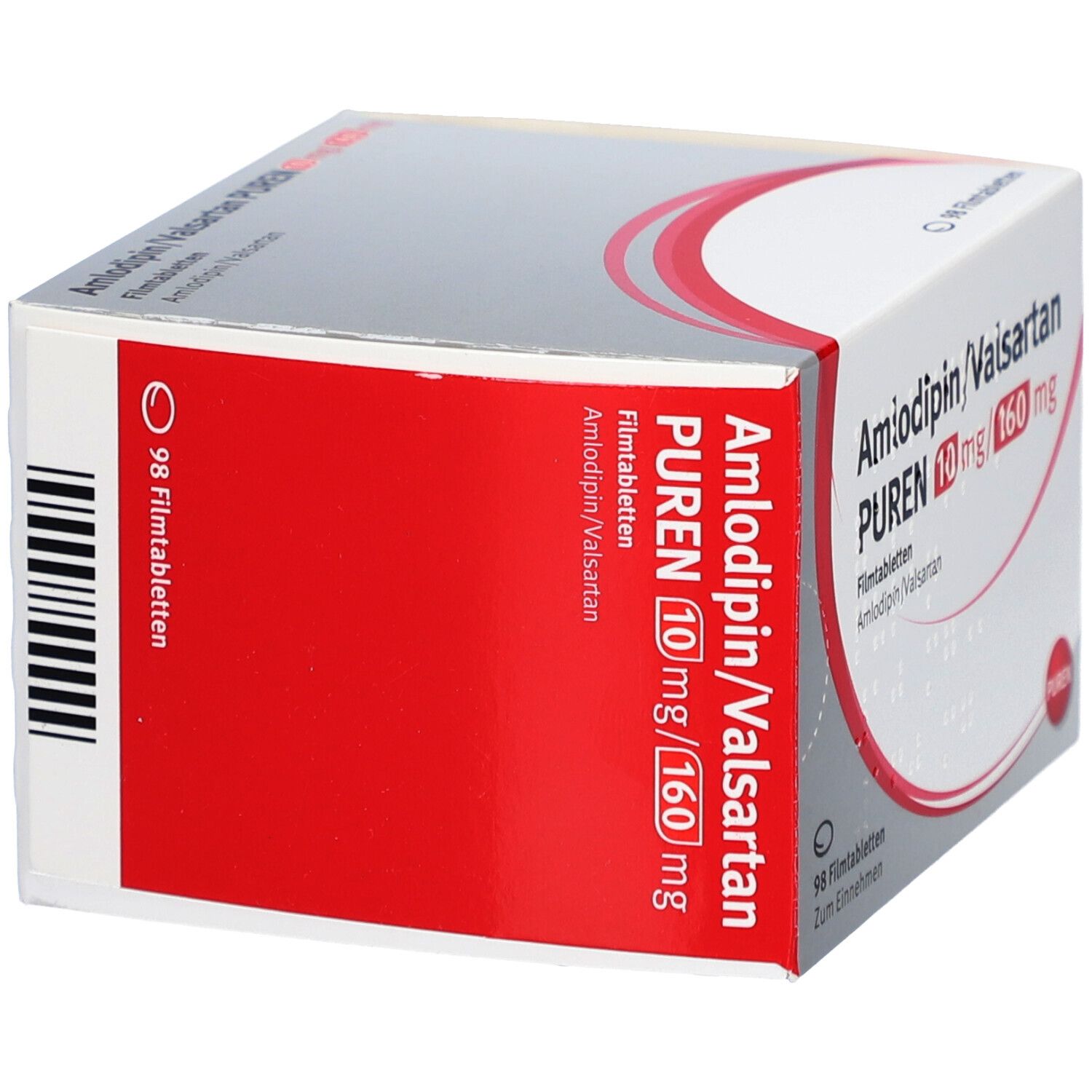 AMLODIPIN/Valsartan Puren 5 mg/80 mg Filmtabl. 98 St Filmtabletten