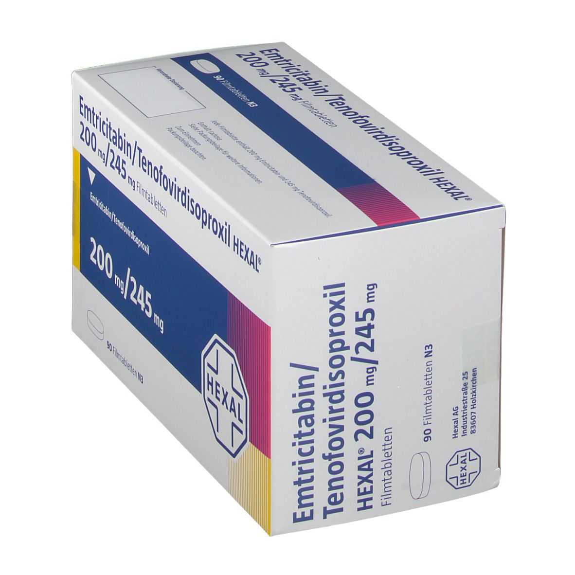 Emtricitabin/ Tenofovirdisoproxil HEXAL® 200 mg/245 mg
