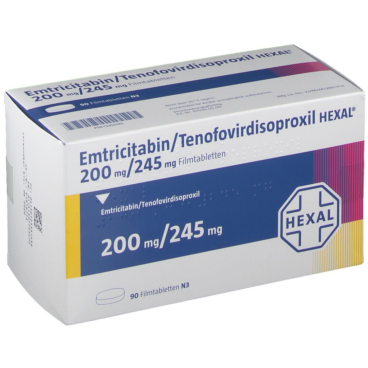 Emtricitabin/ Tenofovirdisoproxil HEXAL® 200 mg/245 mg