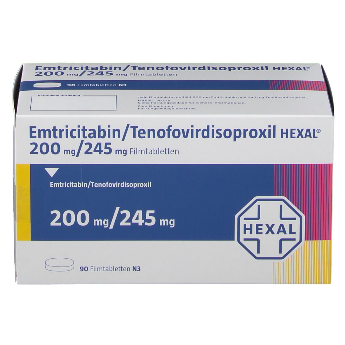 Emtricitabin/ Tenofovirdisoproxil HEXAL® 200 mg/245 mg