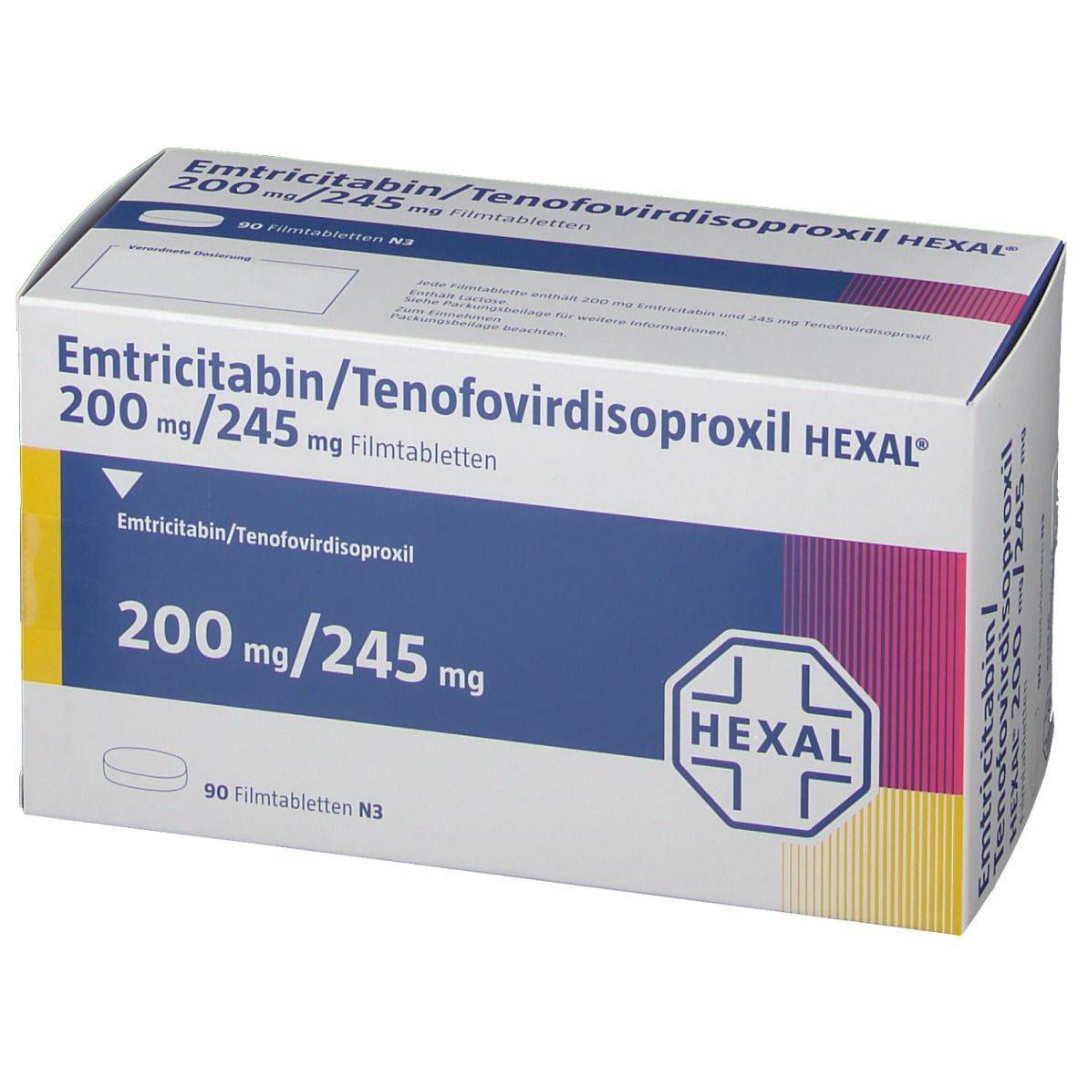 Emtricitabin/ Tenofovirdisoproxil HEXAL® 200 mg/245 mg