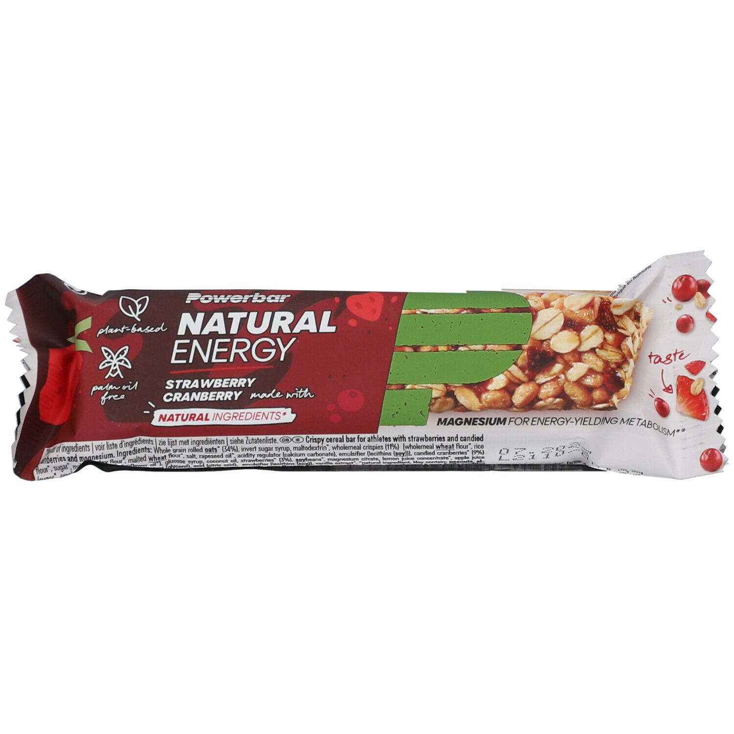 Powerbar Natural Energy Cereal Riegel Erdbeer-Cranberry