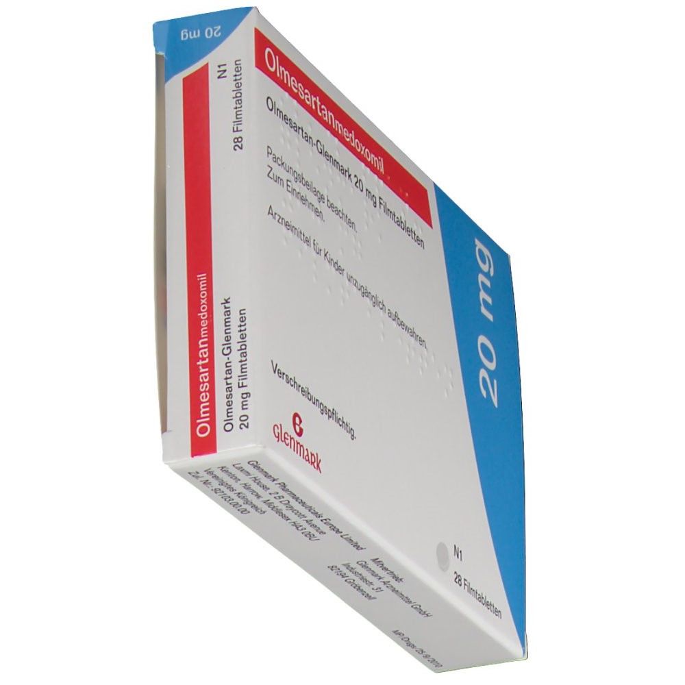 Olmesartan Glenmark 20 mg