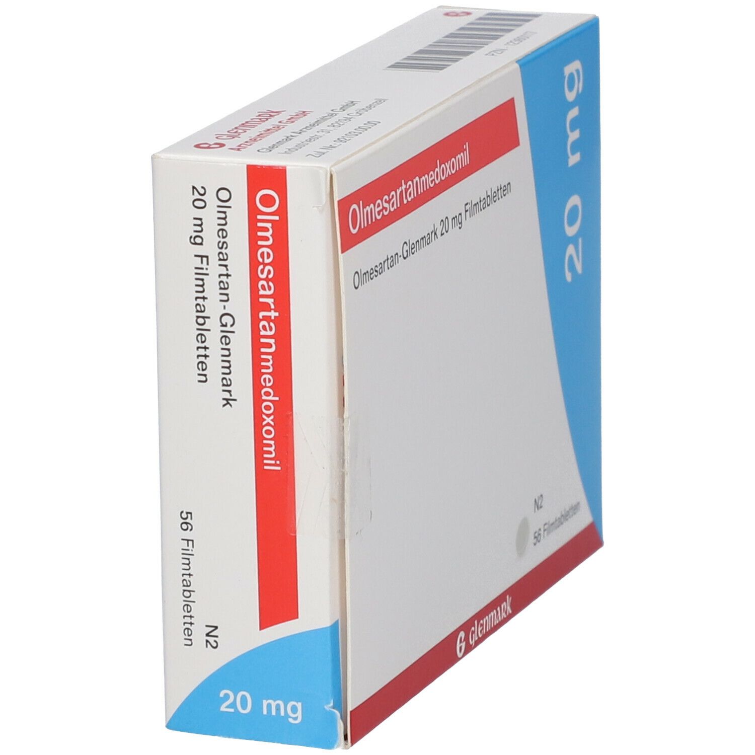 Olmesartan Glenmark 20 mg Filmtabletten 56 St