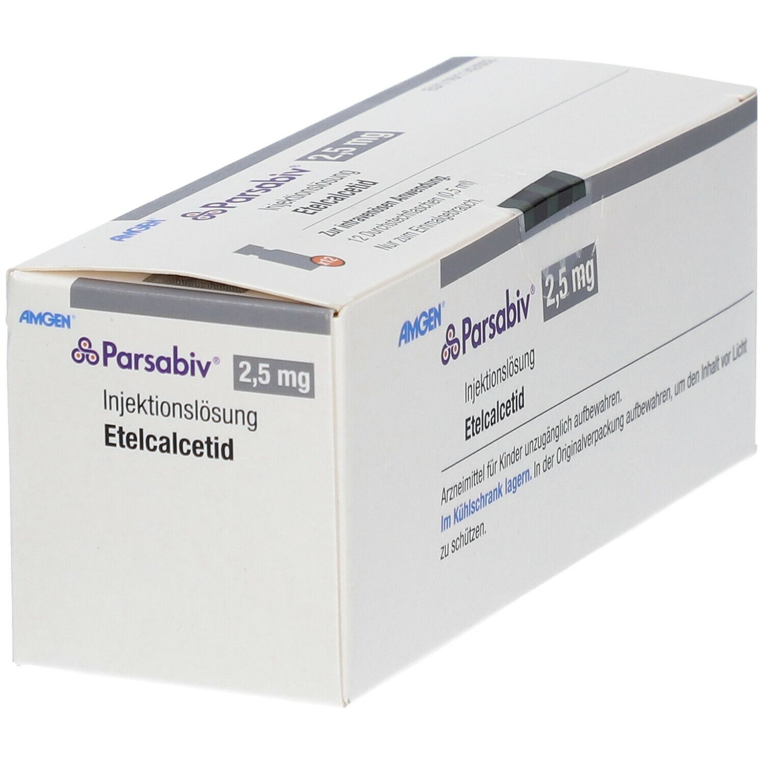 Parsabiv 2,5 mg Injektionslösung 0,5 ml Dsfl. 12 St