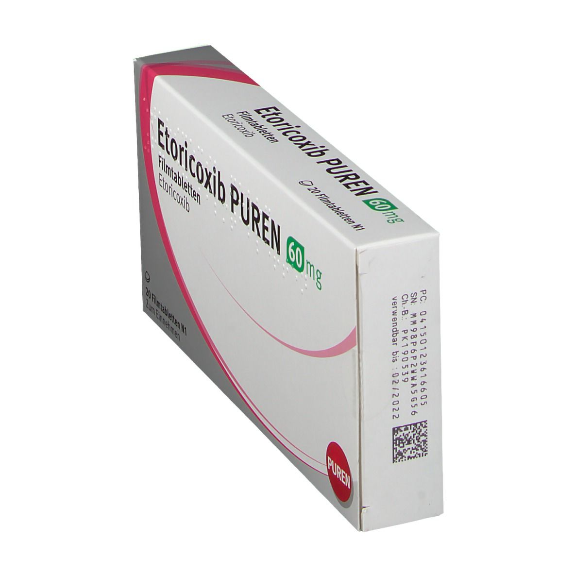 Etoricoxib Puren 60 mg Filmtabletten 20 St