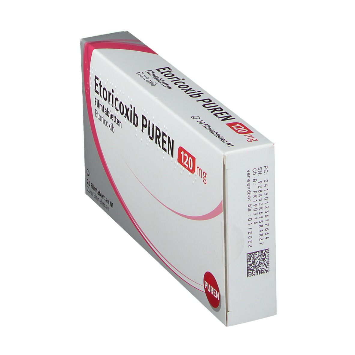 Etoricoxib Puren 120 mg Filmtabletten 20 St