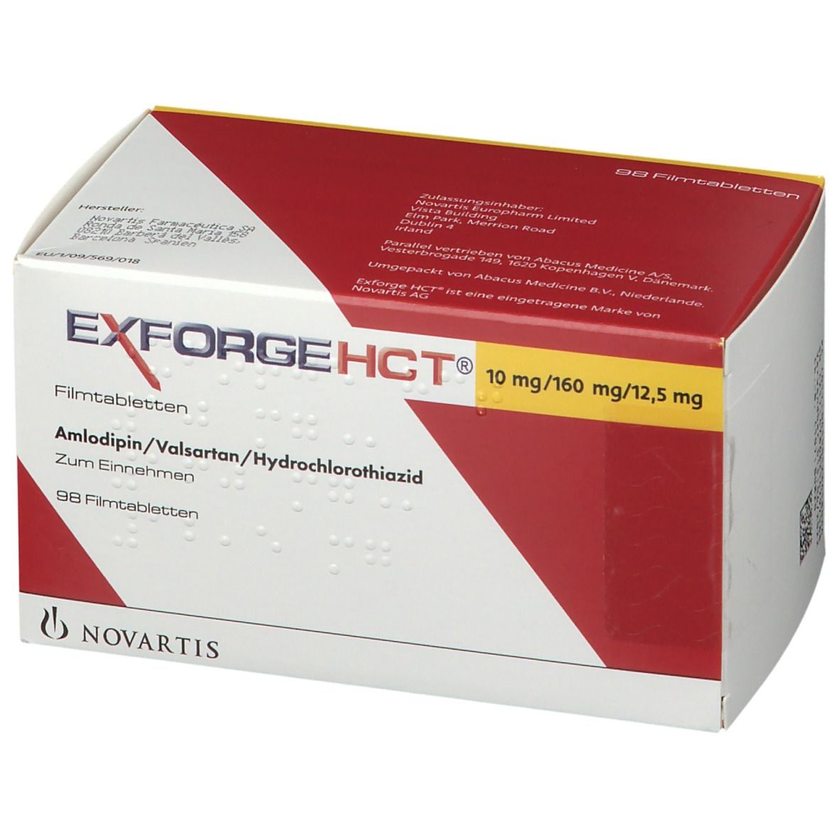 Exforge® Hct 10/160/12.5Mg