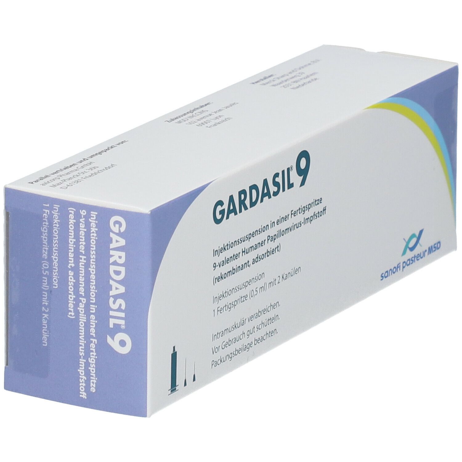 Gardasil 9 Inj.-Sus.i.e.Fertigspritze 1 St Injektionssuspension