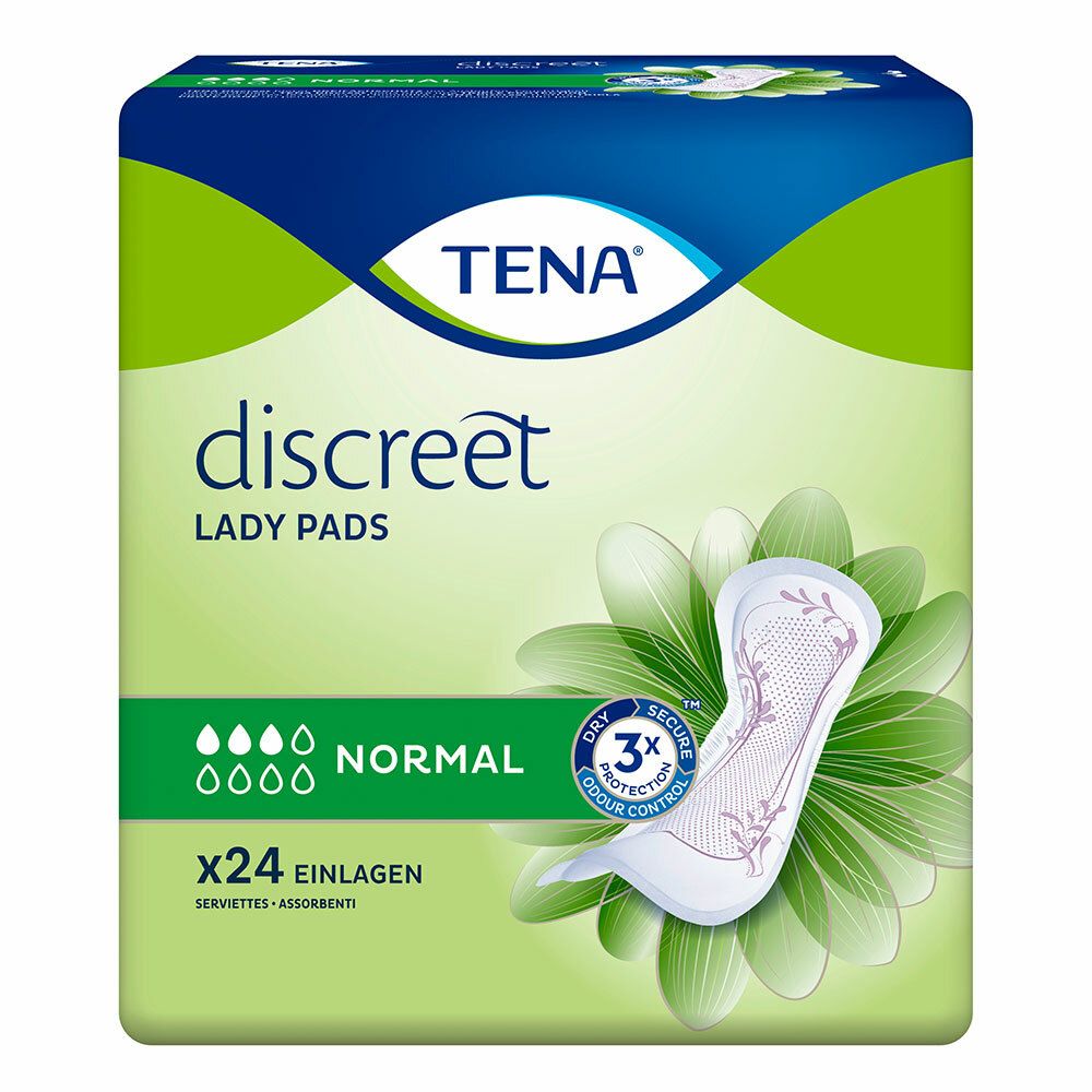 TENA Lady Discreet Normal Inkontinenz Einlagen