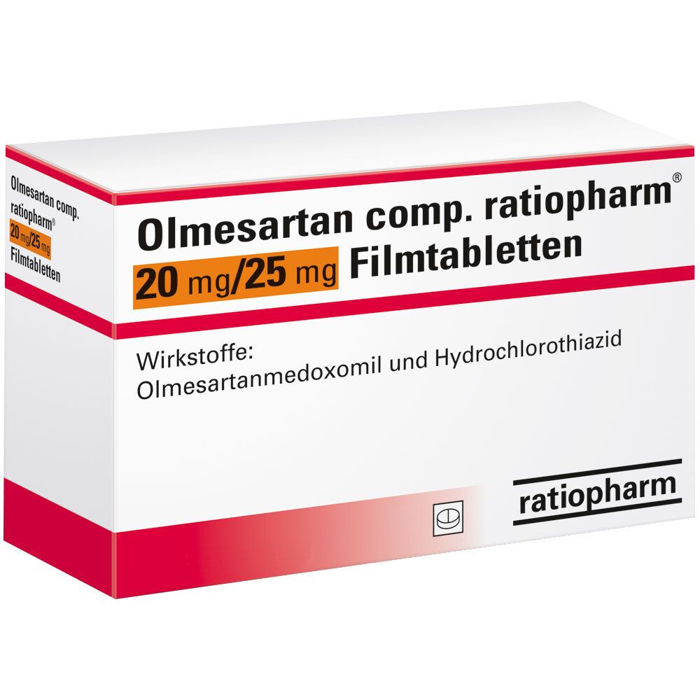 Olmesartan comp. ratiopharm® 20 mg/25 mg