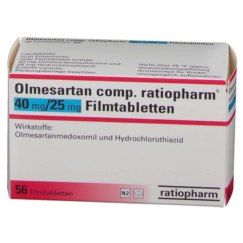 Olmesartan comp. ratiopharm® 40 mg/25 mg