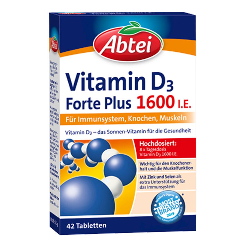 Abtei Vitamin D3 Forte Plus