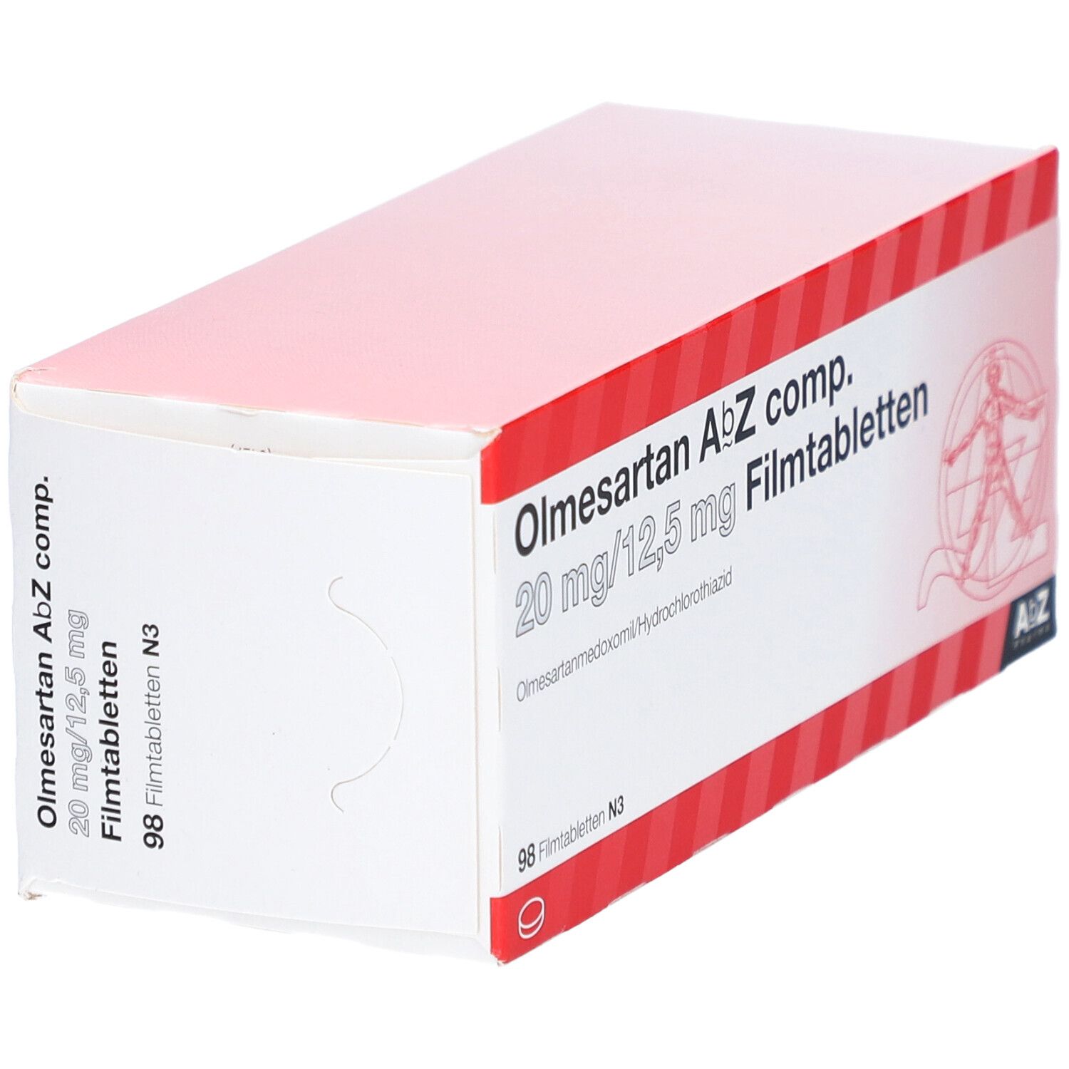 Olmesartan AbZ comp.20 mg/12,5 mg Filmtabletten 98 St