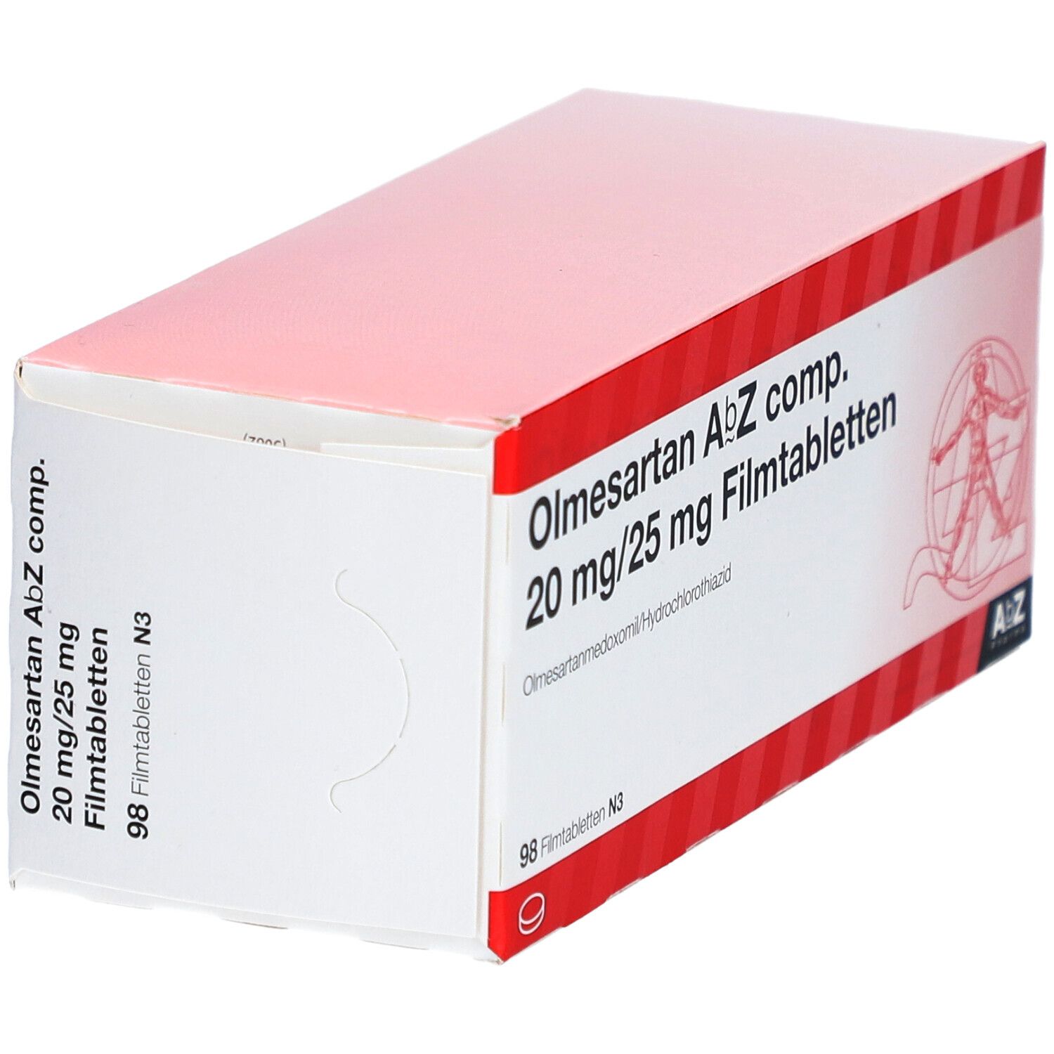 Olmesartan AbZ comp.20 mg/25 mg Filmtabletten 98 St