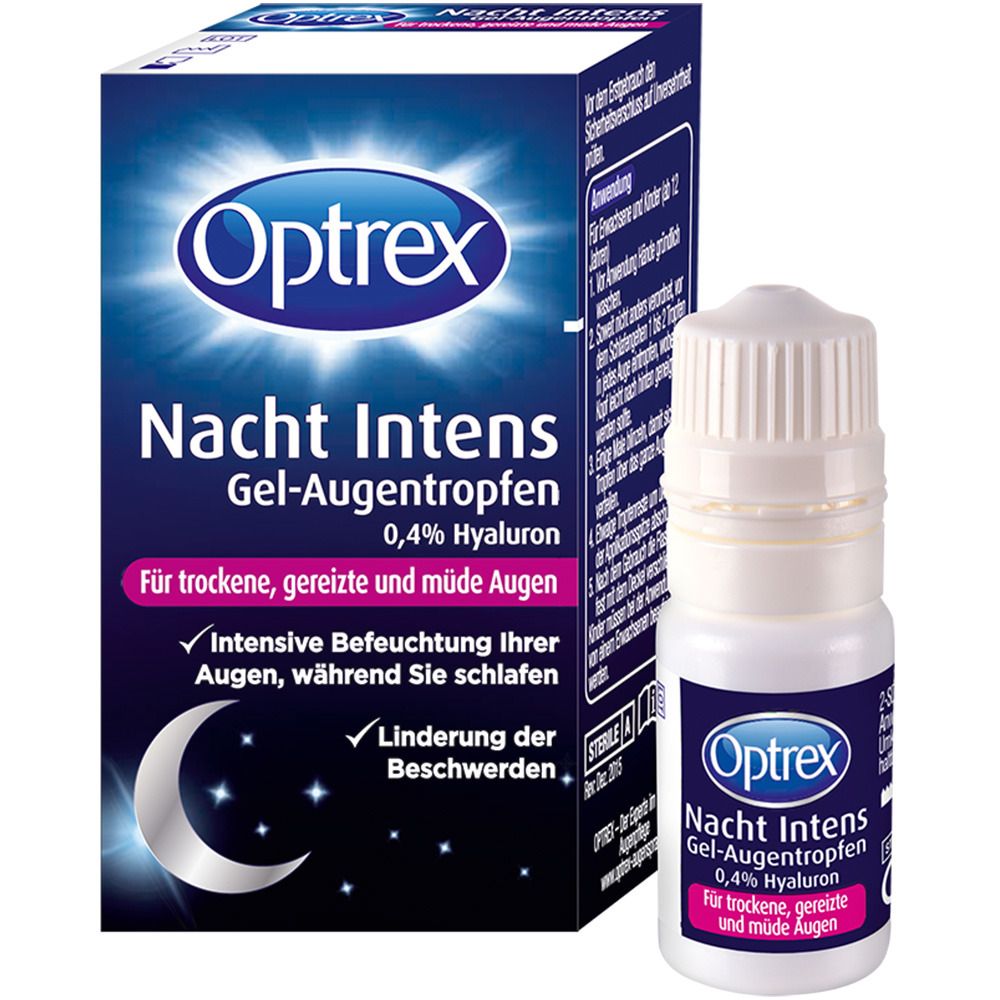 OPTREX Nacht Intens Gel-Augentropfen 0,4 % Hyaluron