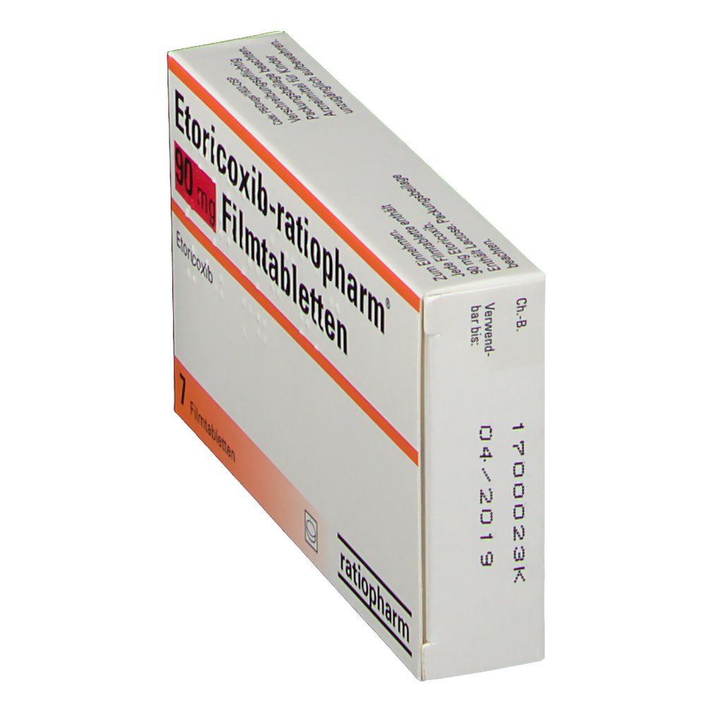 ETORICOXIB-ratiopharm 60 mg Filmtabletten 100 St