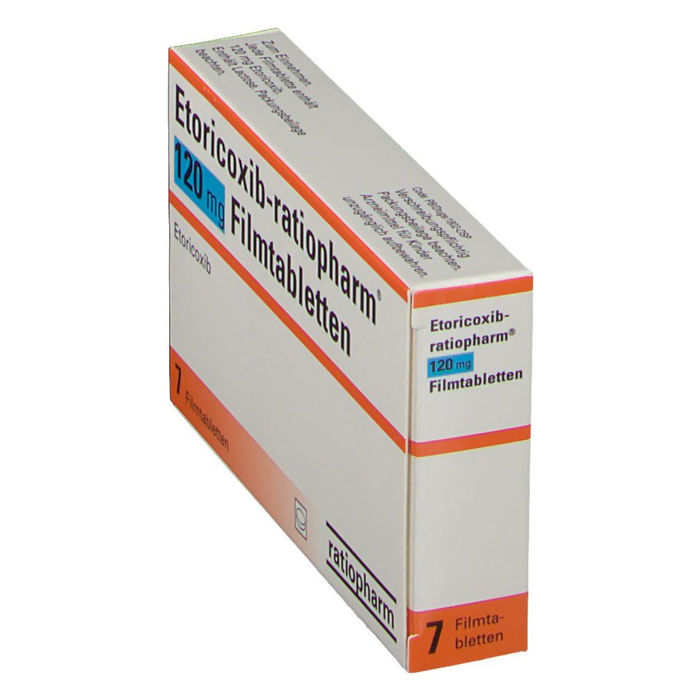 Etoricoxibratiopharm® 120 mg 7 St mit dem ERezept kaufen Shop Apotheke