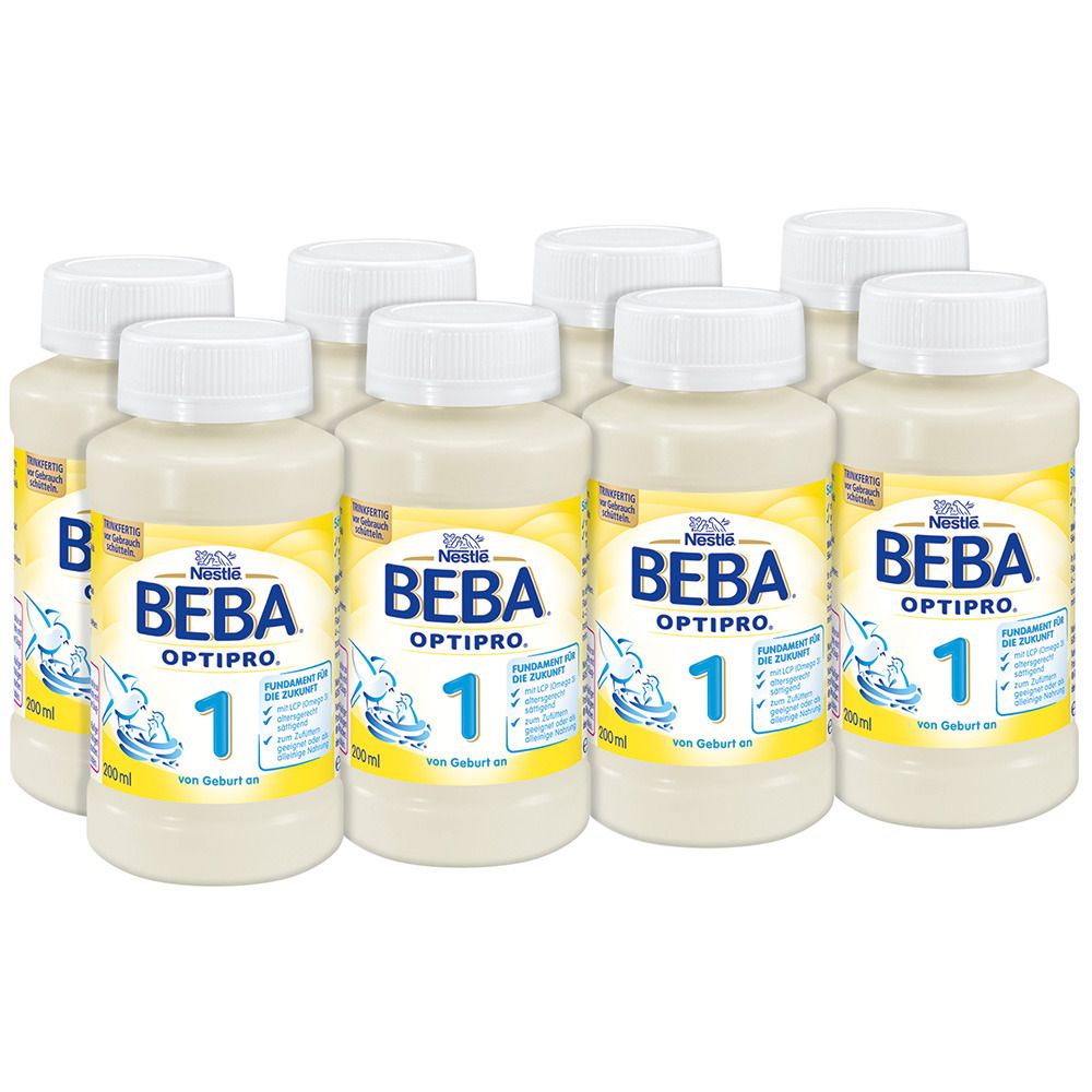 Nestlé BEBA OPTIPRO 1 Anfangsmilch von Geburt an, trinkfertig