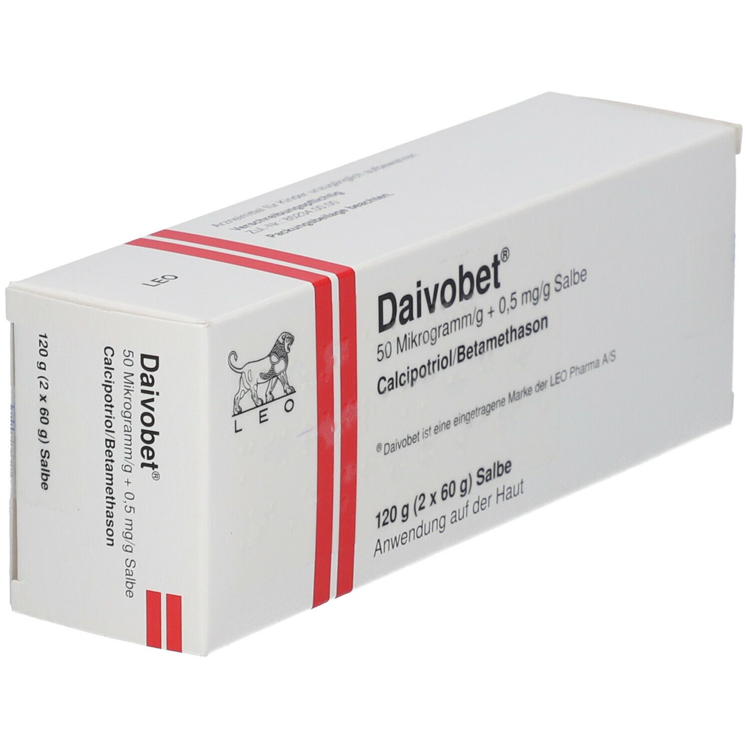 Daivobet 50 Mikrogramm/g + 0,5 mg/g Salbe 120 g